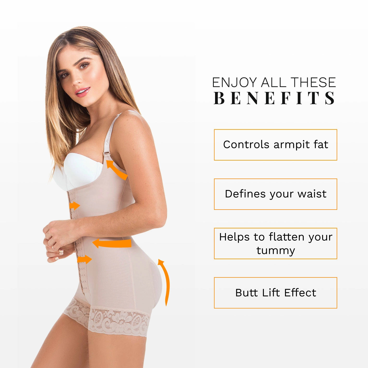 FAJAS MARIAE 9334 | POSTPARTUM SHAPEWEAR | BUTT LIFTING GIRDLE FOR DAILY USE
