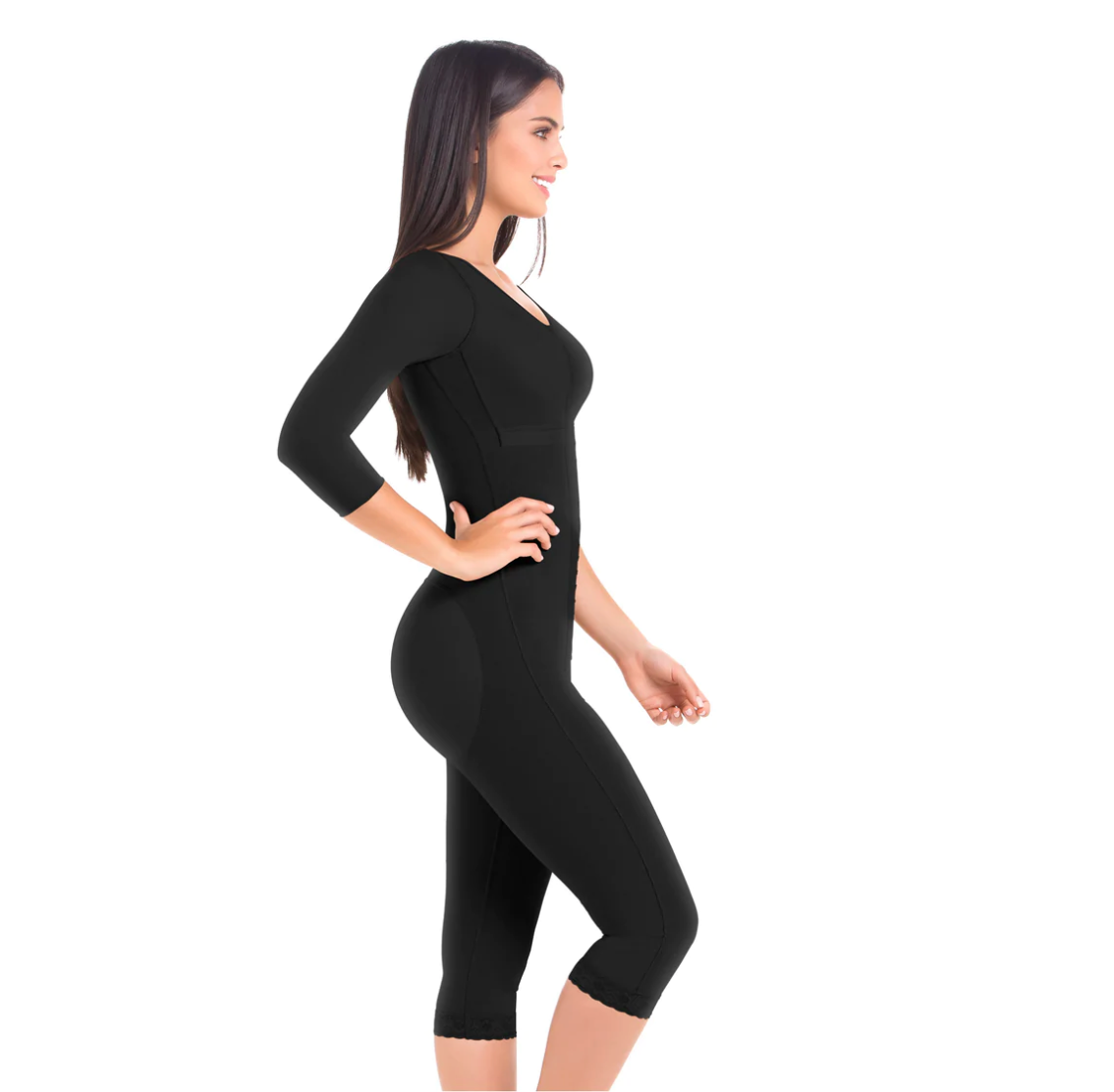 Fajas MariaE 9562  Post Surgery Full Body Shapewear with Sleeves